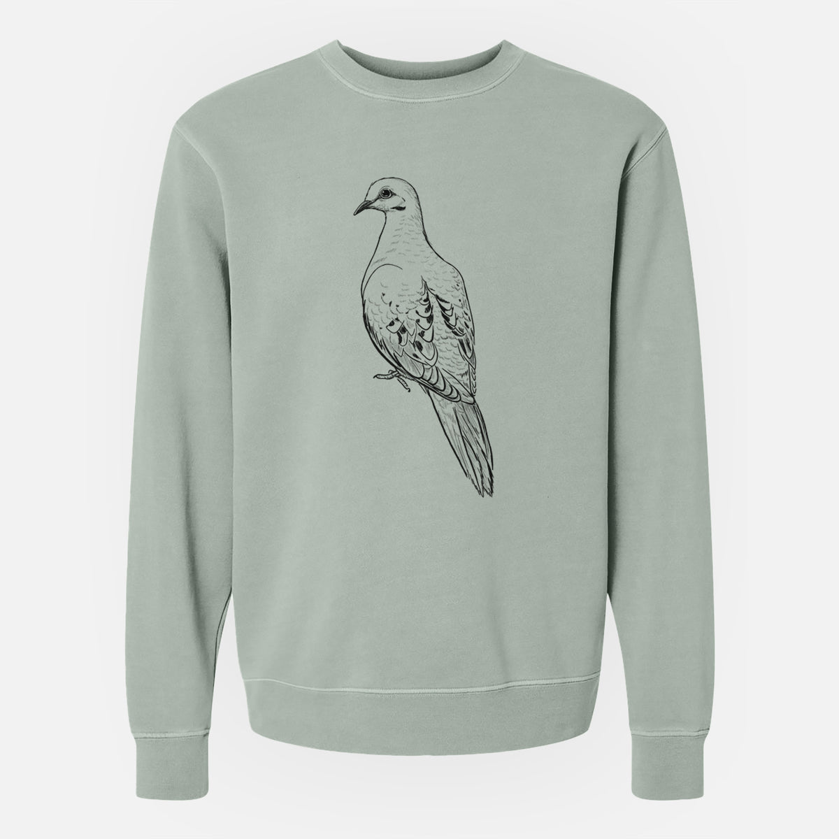 Mourning Dove - Zenaida macroura - Unisex Pigment Dyed Crew Sweatshirt