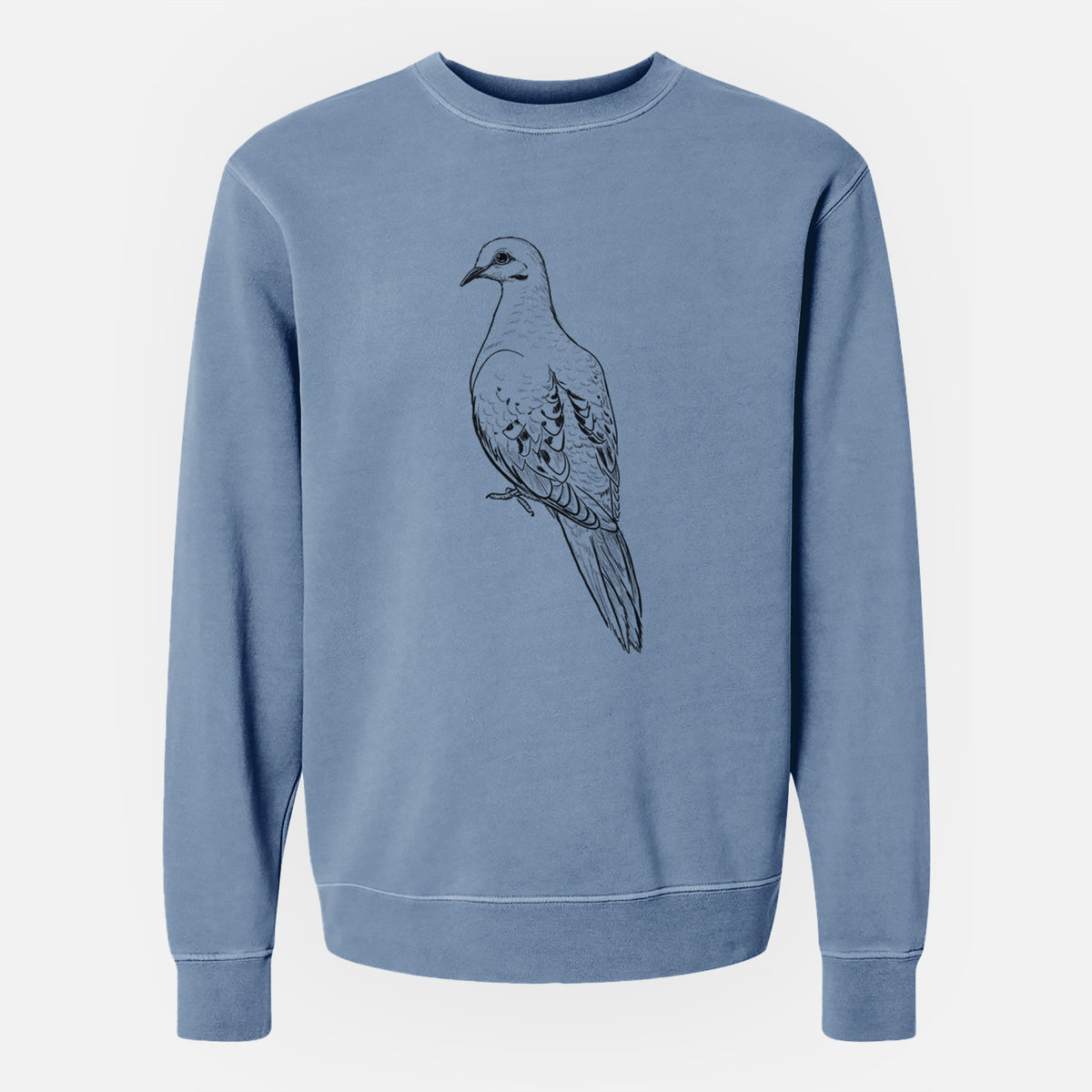 Mourning Dove - Zenaida macroura - Unisex Pigment Dyed Crew Sweatshirt