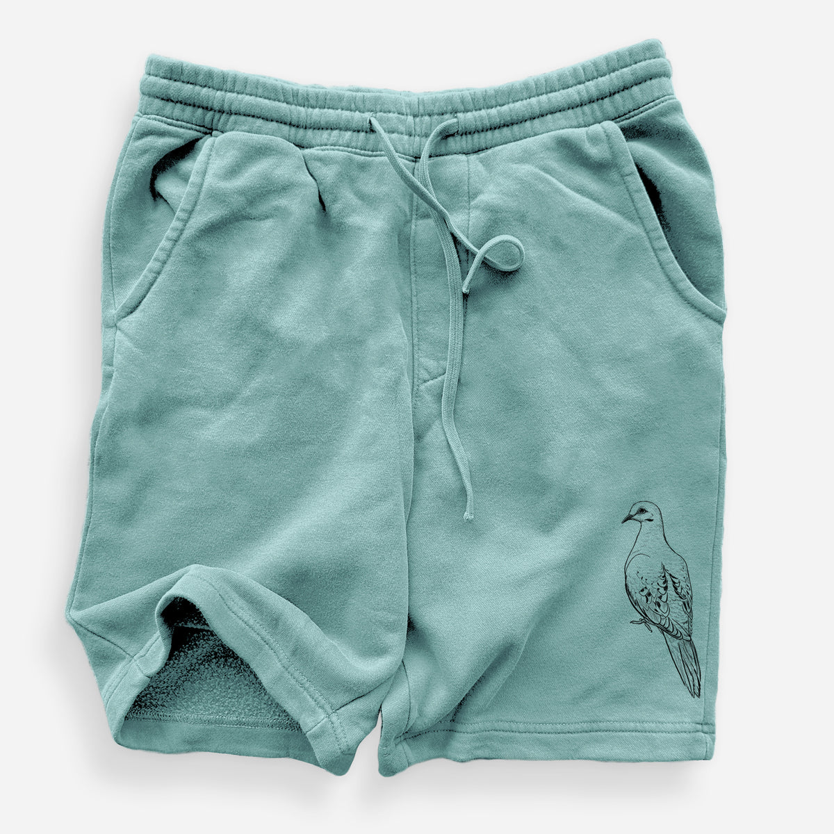 Mourning Dove - Zenaida macroura - Unisex Pigment Dyed Shorts