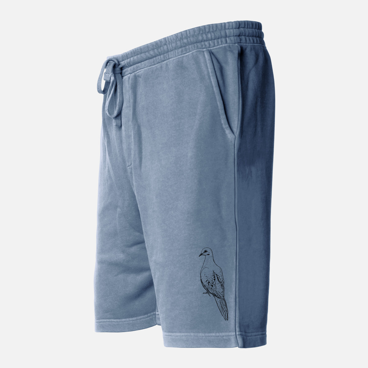Mourning Dove - Zenaida macroura - Unisex Pigment Dyed Shorts