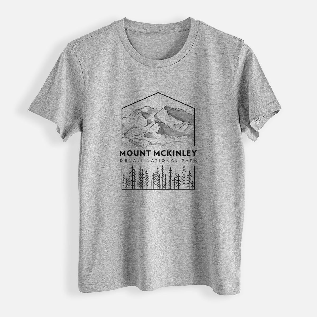 Mount McKinley - Denali National Park - Womens Everyday Maple Tee