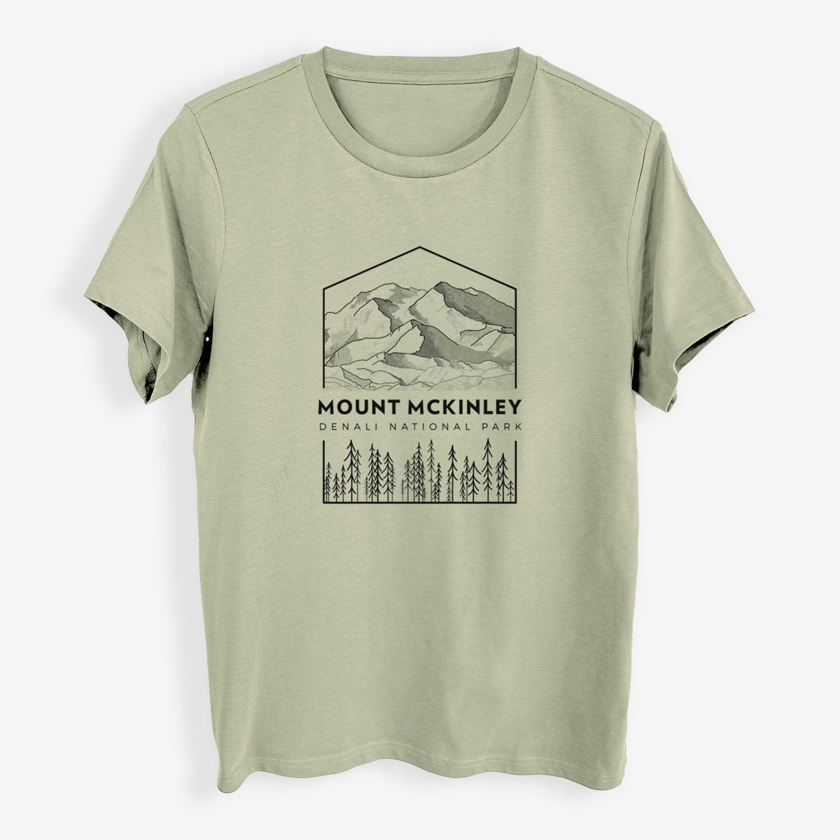 Mount McKinley - Denali National Park - Womens Everyday Maple Tee