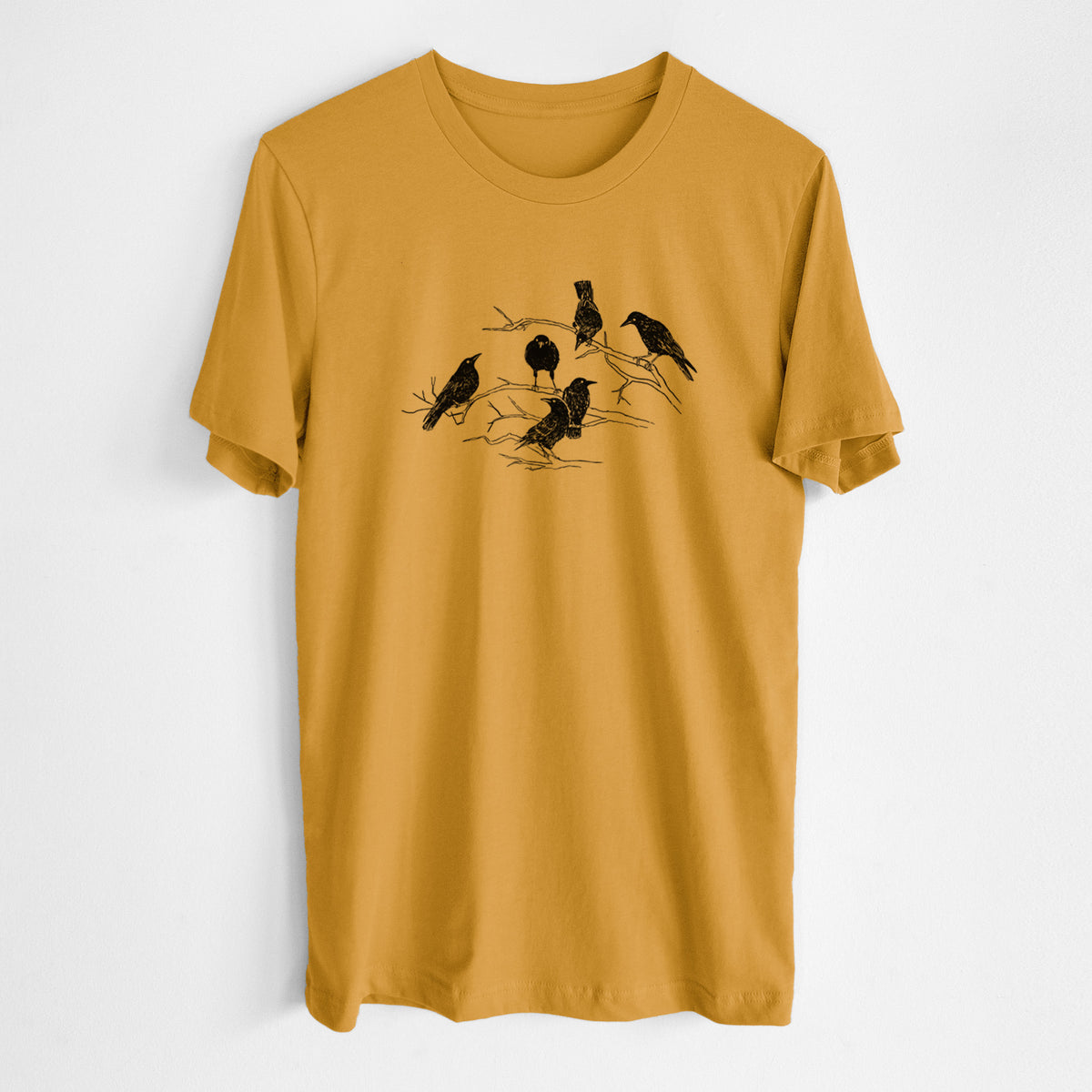 Murder of Crows - Lightweight 100% Cotton Unisex Crewneck