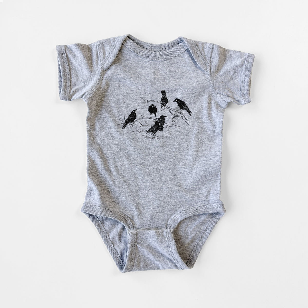 Murder of Crows - Baby Fine Jersey Bodysuit