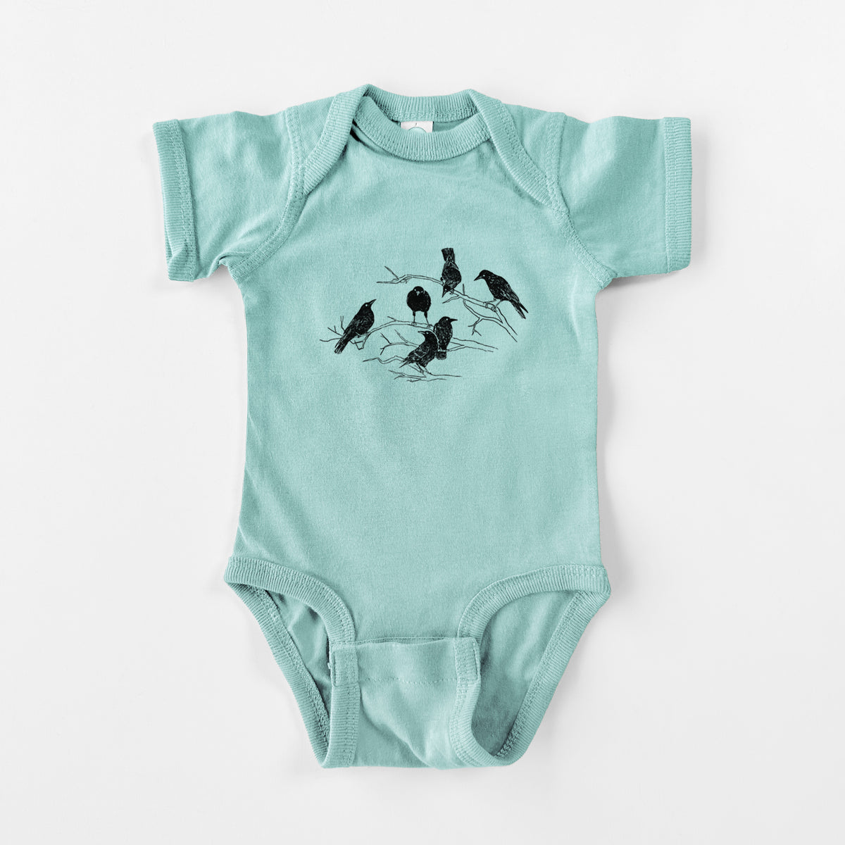 Murder of Crows - Baby Fine Jersey Bodysuit