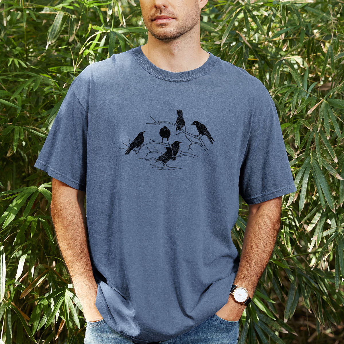 Murder of Crows - Unisex Comfort Colors Garment-Dyed Heavyweight T-shirt