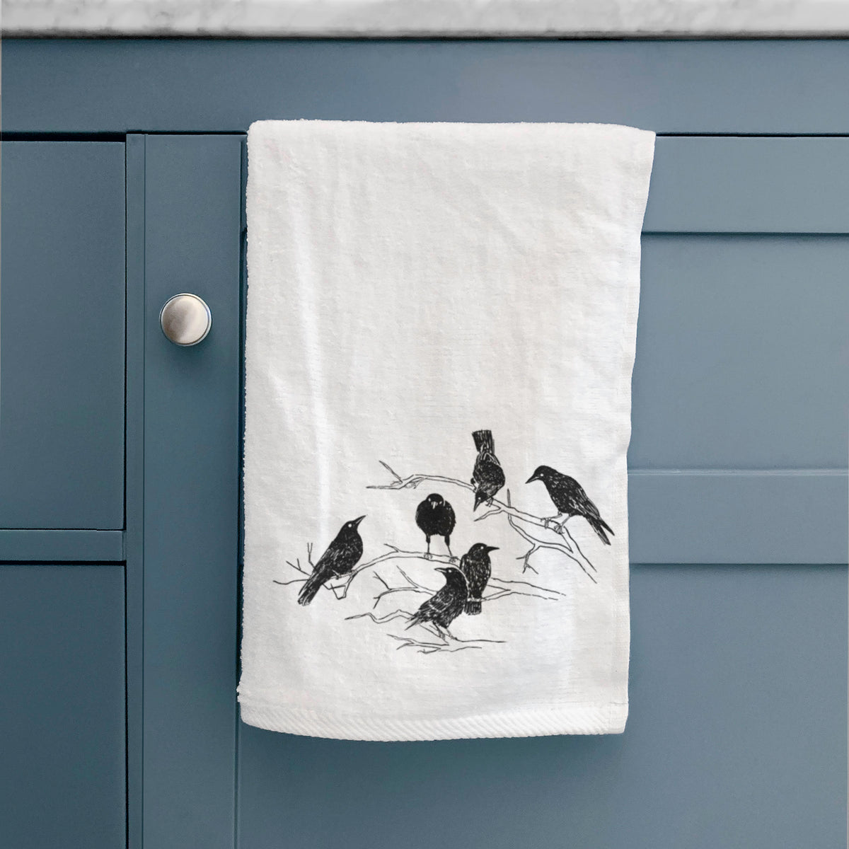 Murder of Crows Premium Decorative Hand Towel