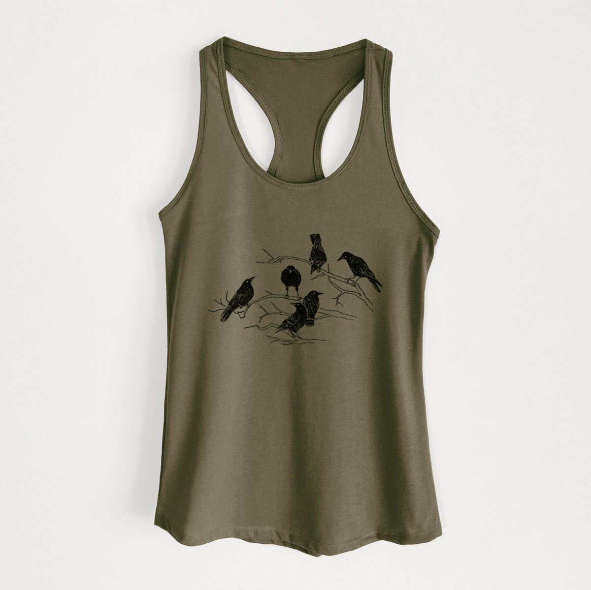 Murder of Crows - Women's Racerback Tanktop