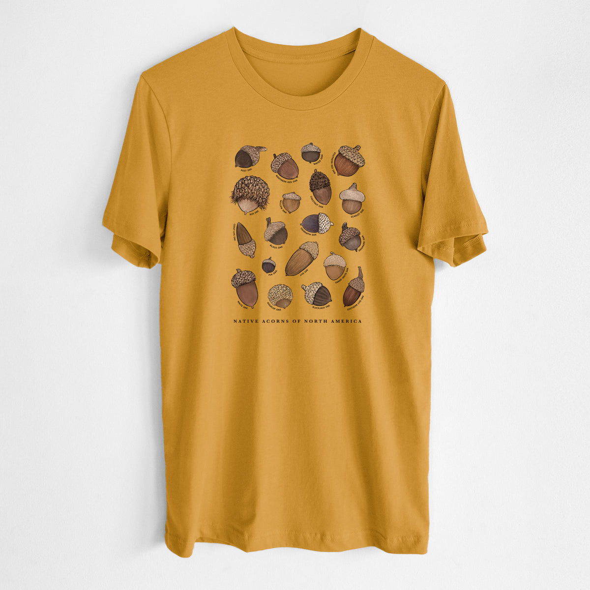 Native Acorns of North America - Lightweight 100% Cotton Unisex Crewneck