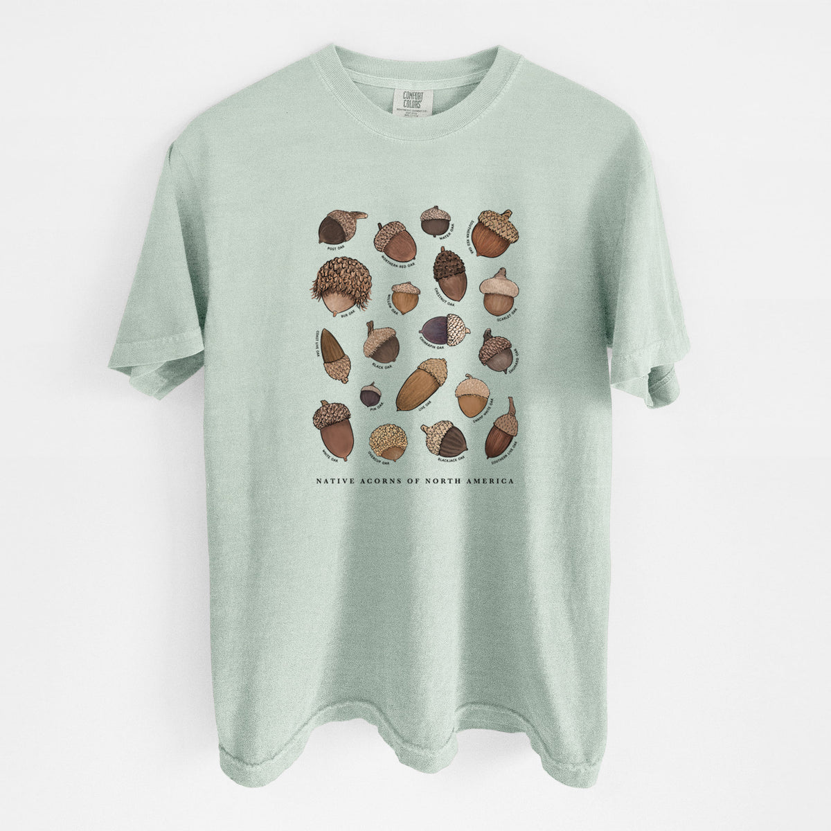 Native Acorns of North America - Unisex Comfort Colors Garment-Dyed Heavyweight T-shirt
