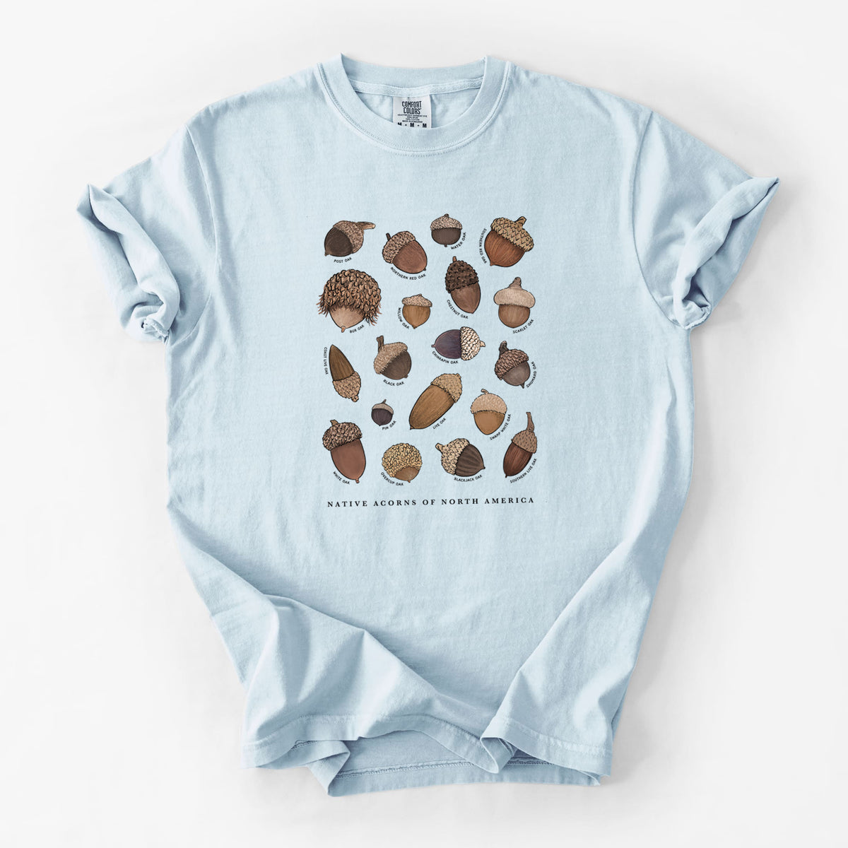 Native Acorns of North America - Unisex Comfort Colors Garment-Dyed Heavyweight T-shirt
