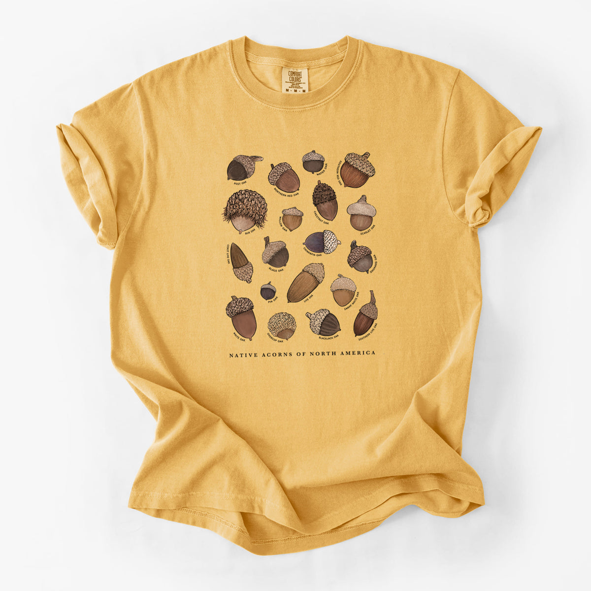 Native Acorns of North America - Unisex Comfort Colors Garment-Dyed Heavyweight T-shirt