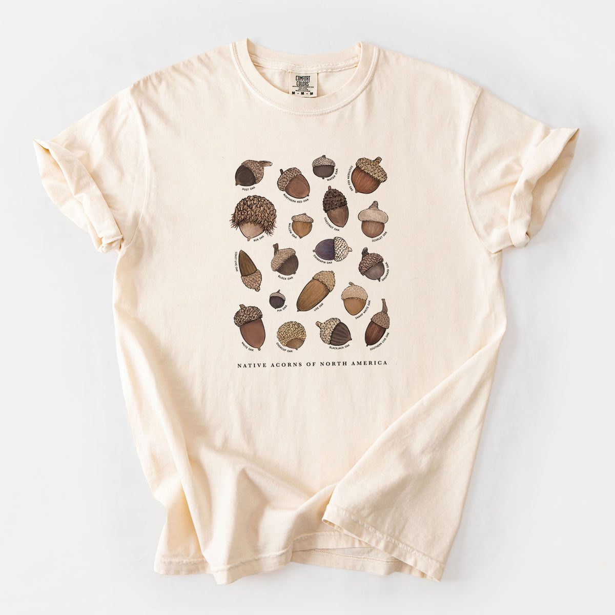 Native Acorns of North America - Unisex Comfort Colors Garment-Dyed Heavyweight T-shirt