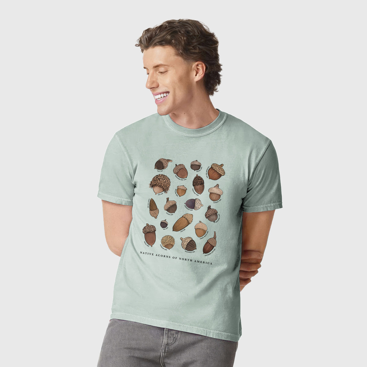 Native Acorns of North America - Unisex Comfort Colors Garment-Dyed Heavyweight T-shirt