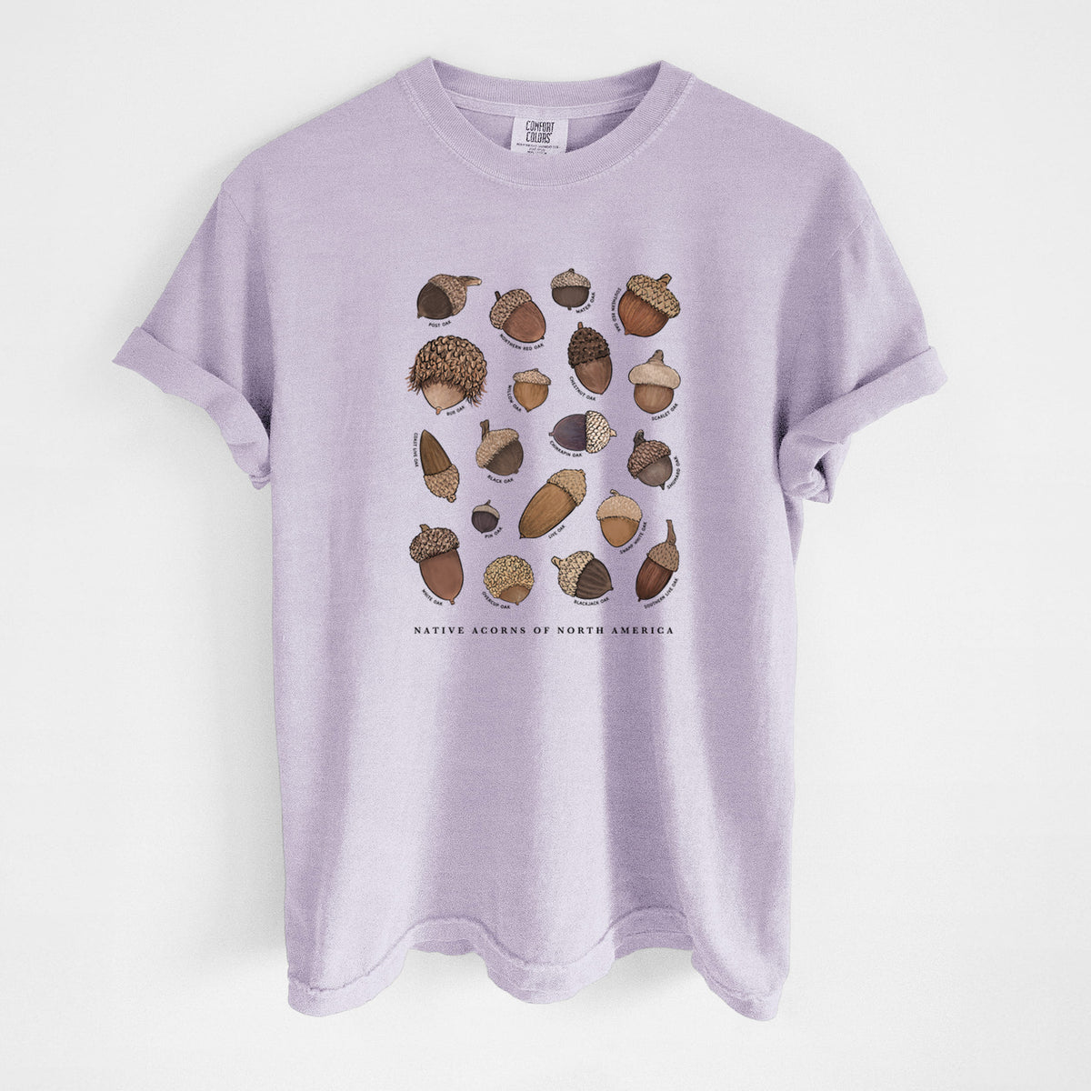 Native Acorns of North America - Unisex Comfort Colors Garment-Dyed Heavyweight T-shirt