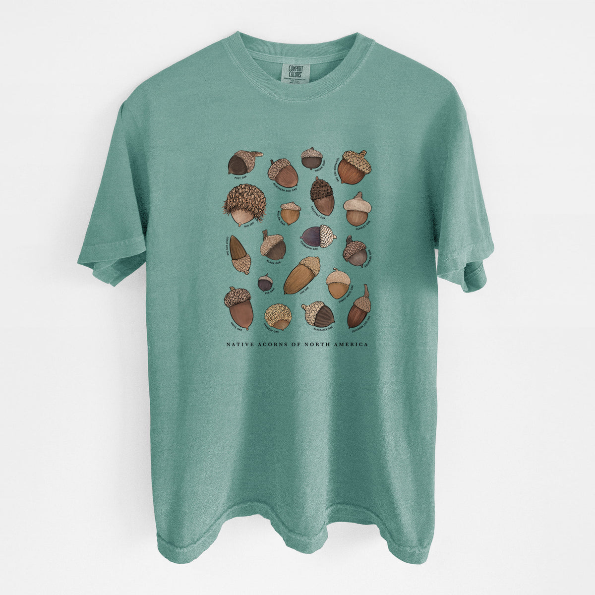 Native Acorns of North America - Unisex Comfort Colors Garment-Dyed Heavyweight T-shirt