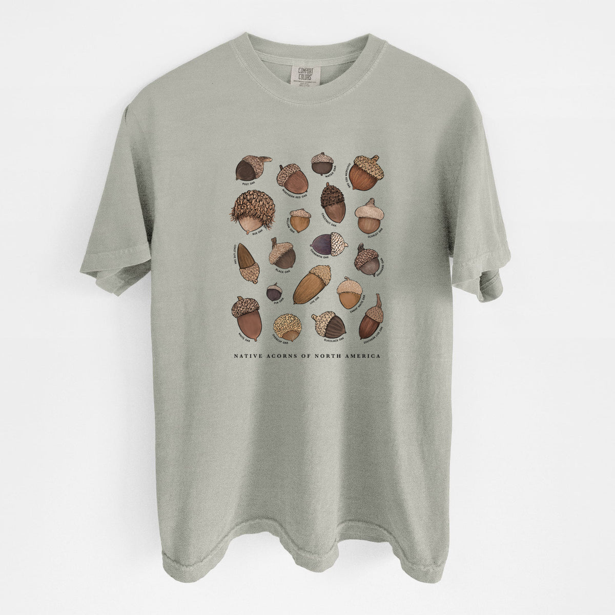 Native Acorns of North America - Unisex Comfort Colors Garment-Dyed Heavyweight T-shirt
