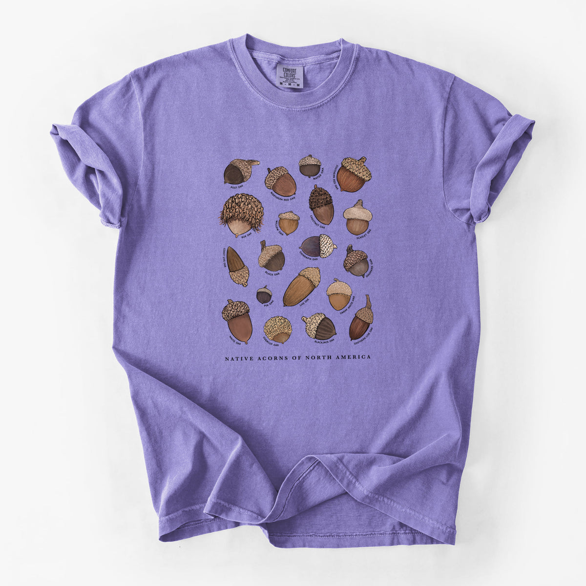 Native Acorns of North America - Unisex Comfort Colors Garment-Dyed Heavyweight T-shirt