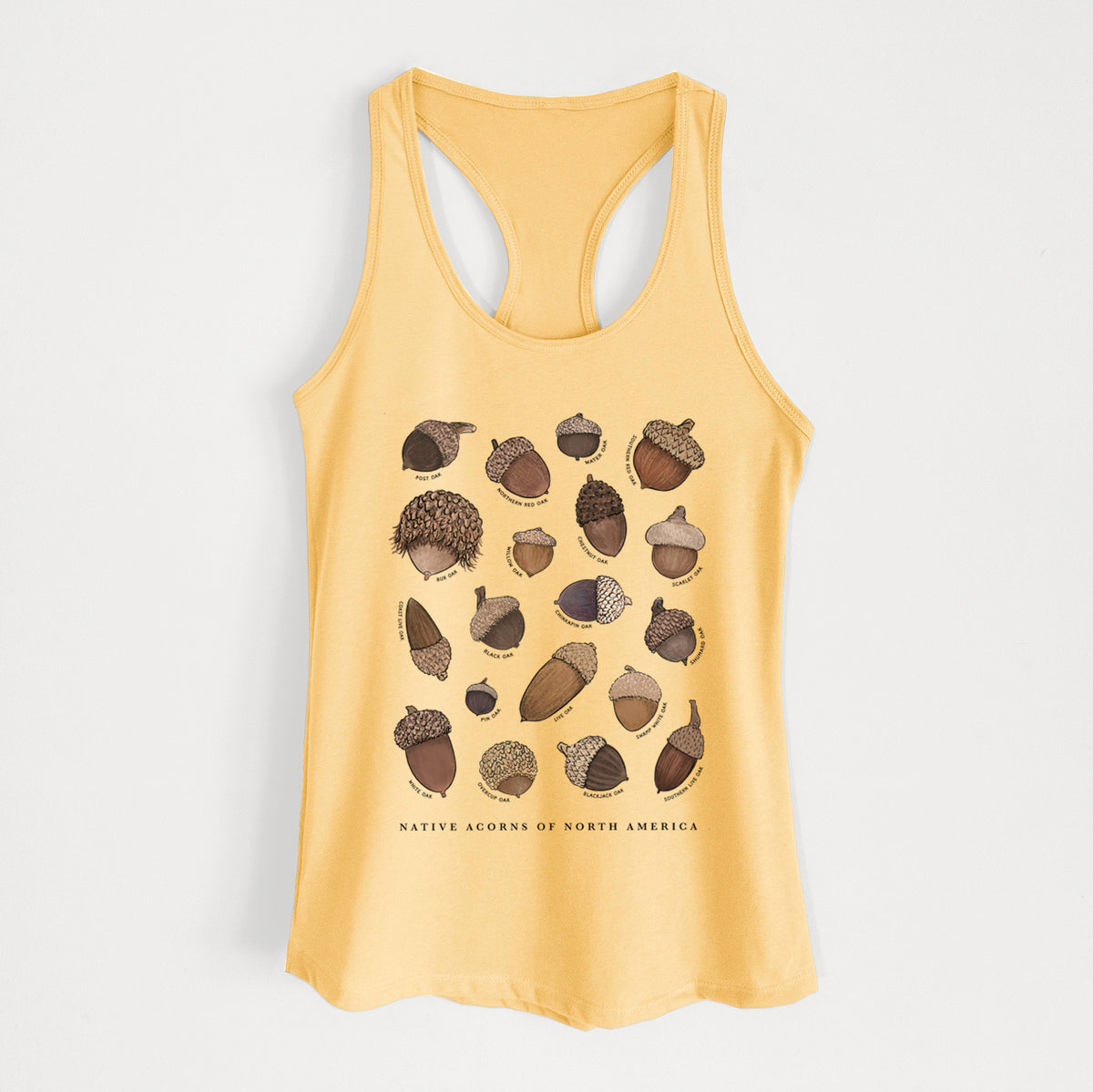Native Acorns of North America - Women's Racerback Tanktop