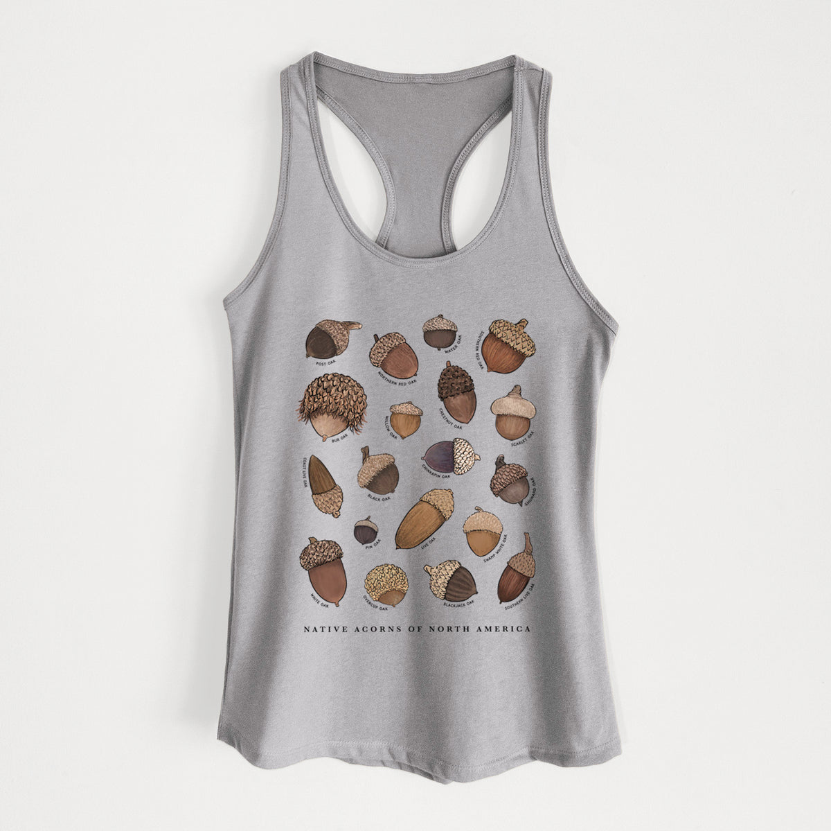 Native Acorns of North America - Women's Racerback Tanktop