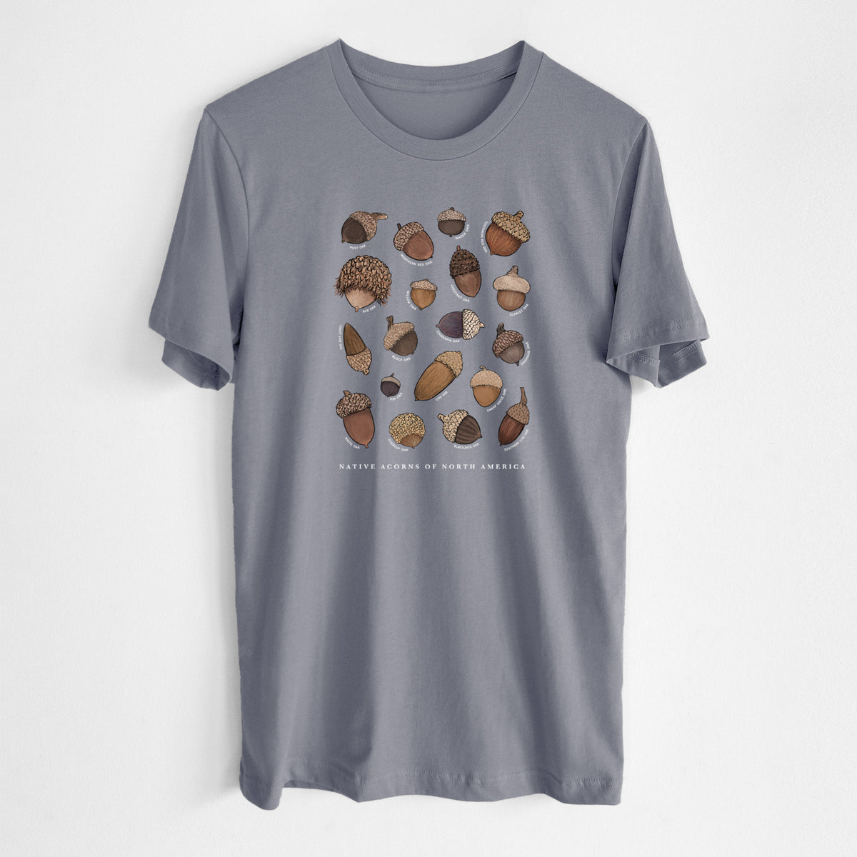 Native Acorns of North America - Lightweight 100% Cotton Unisex Crewneck
