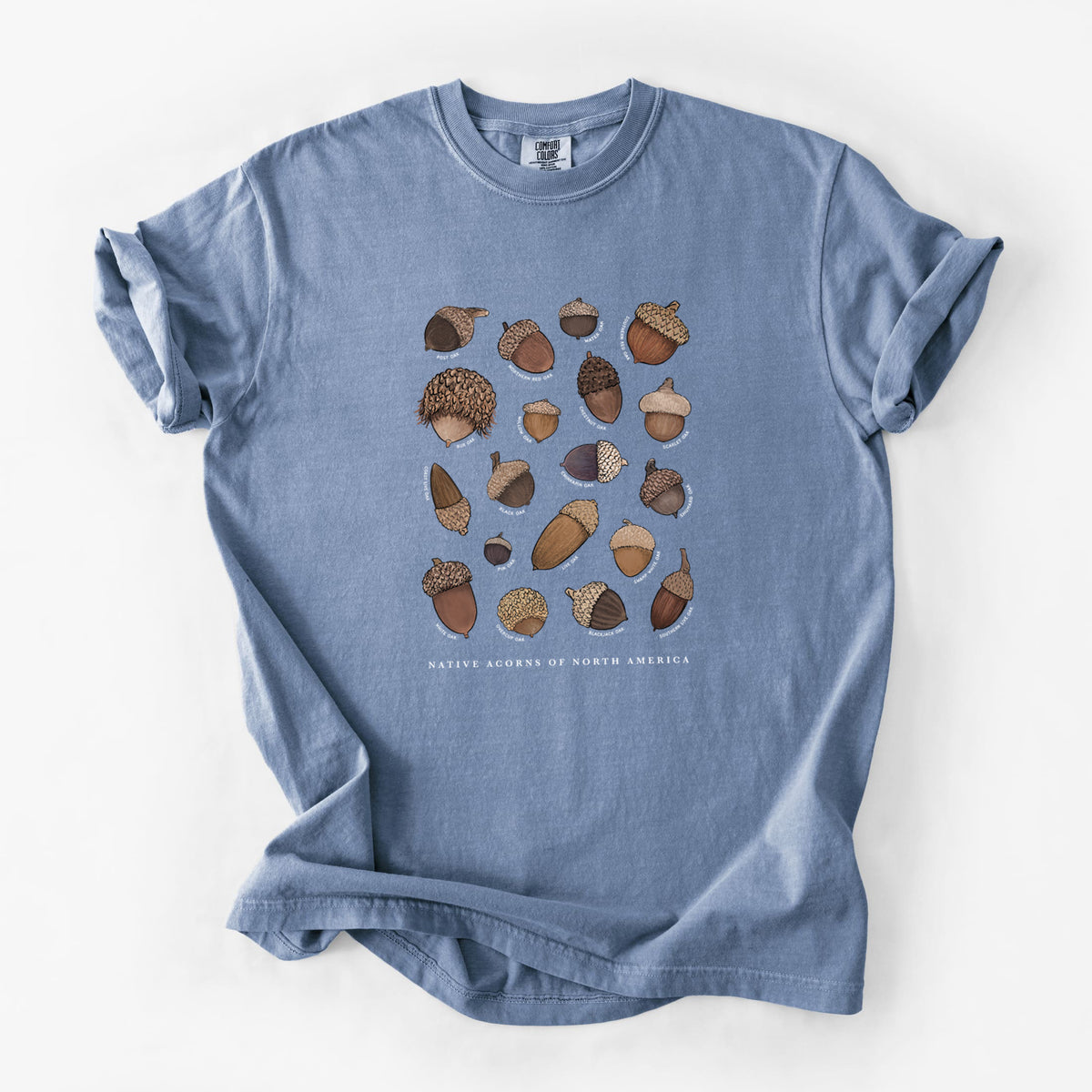 Native Acorns of North America - Unisex Comfort Colors Garment-Dyed Heavyweight T-shirt