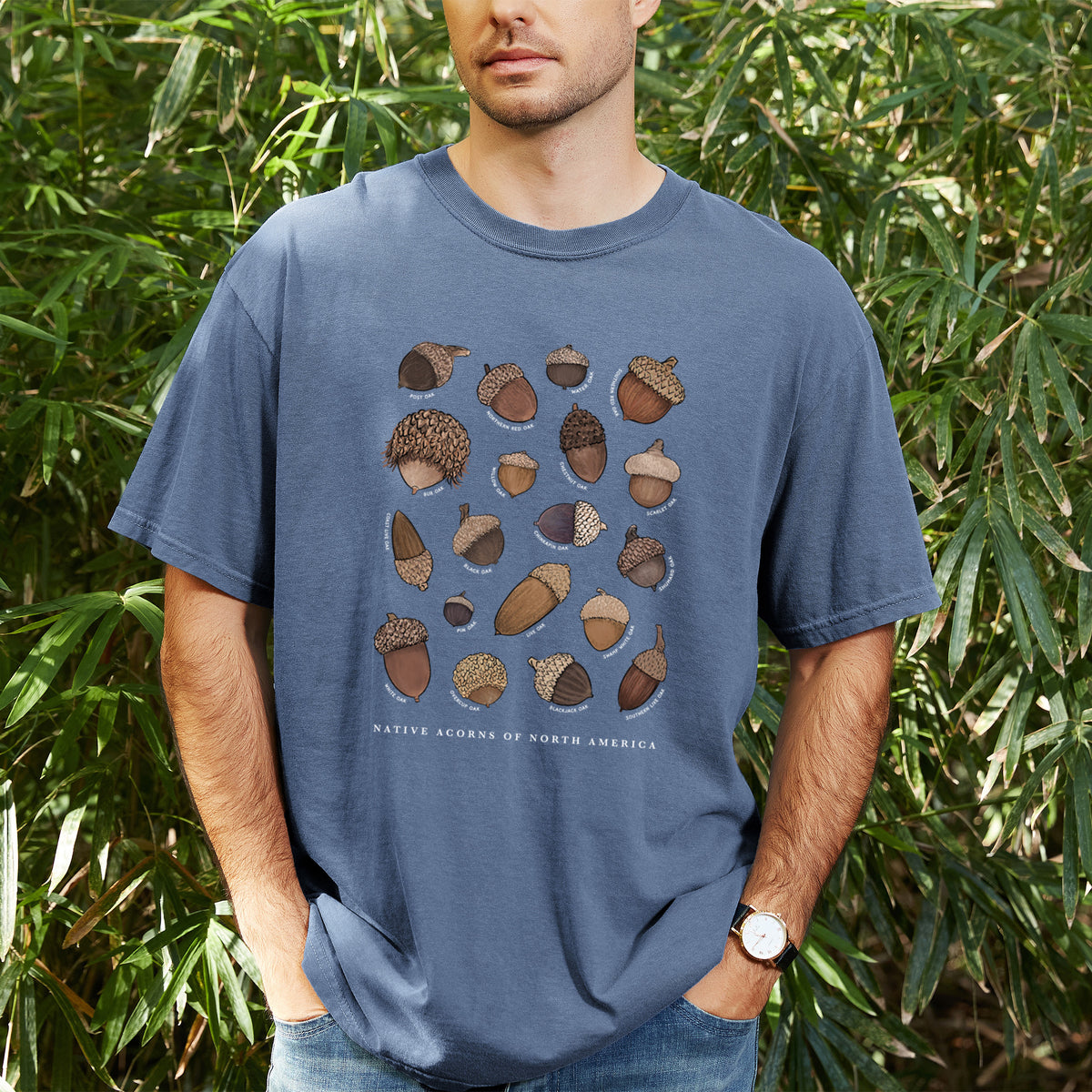 Native Acorns of North America - Unisex Comfort Colors Garment-Dyed Heavyweight T-shirt