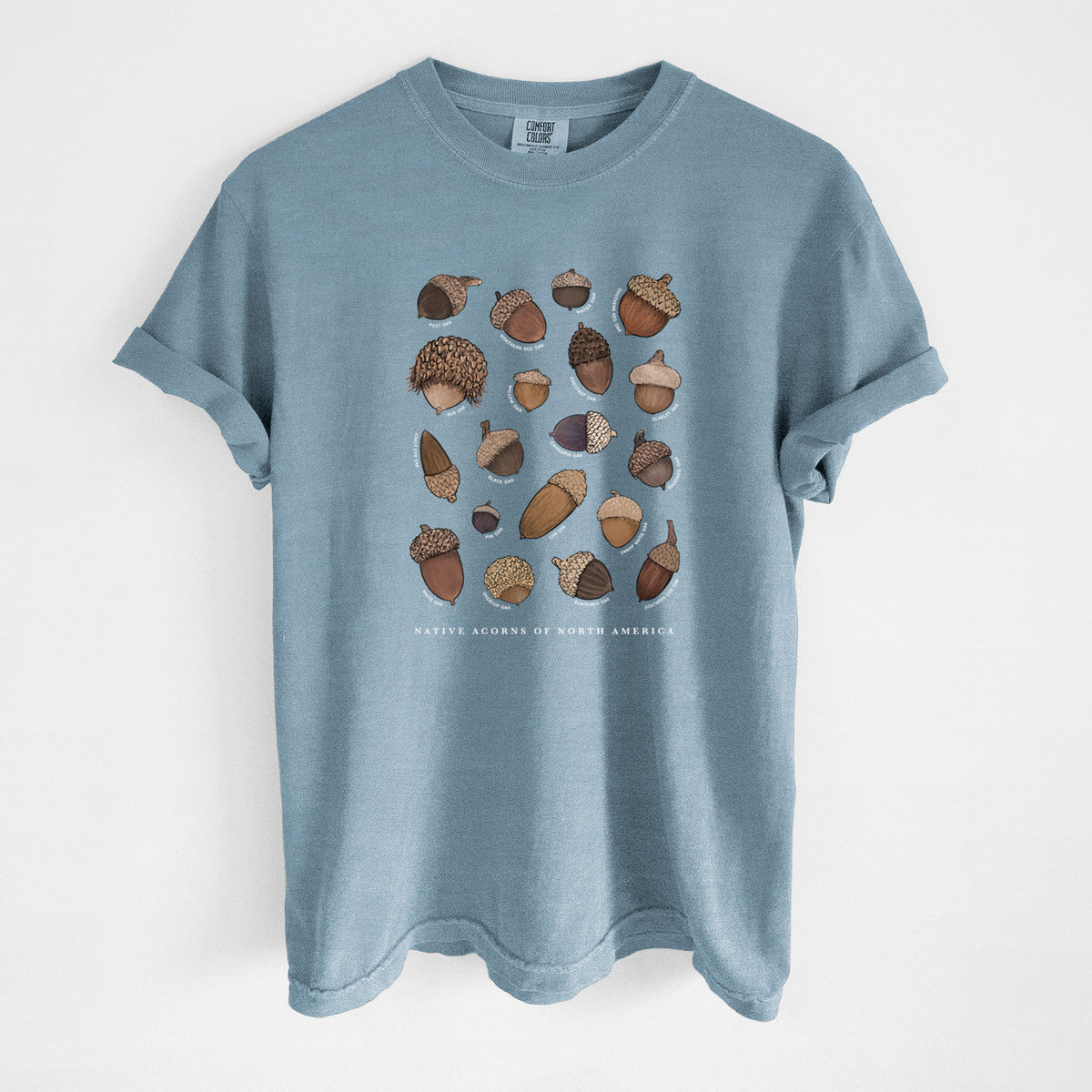 Native Acorns of North America - Unisex Comfort Colors Garment-Dyed Heavyweight T-shirt
