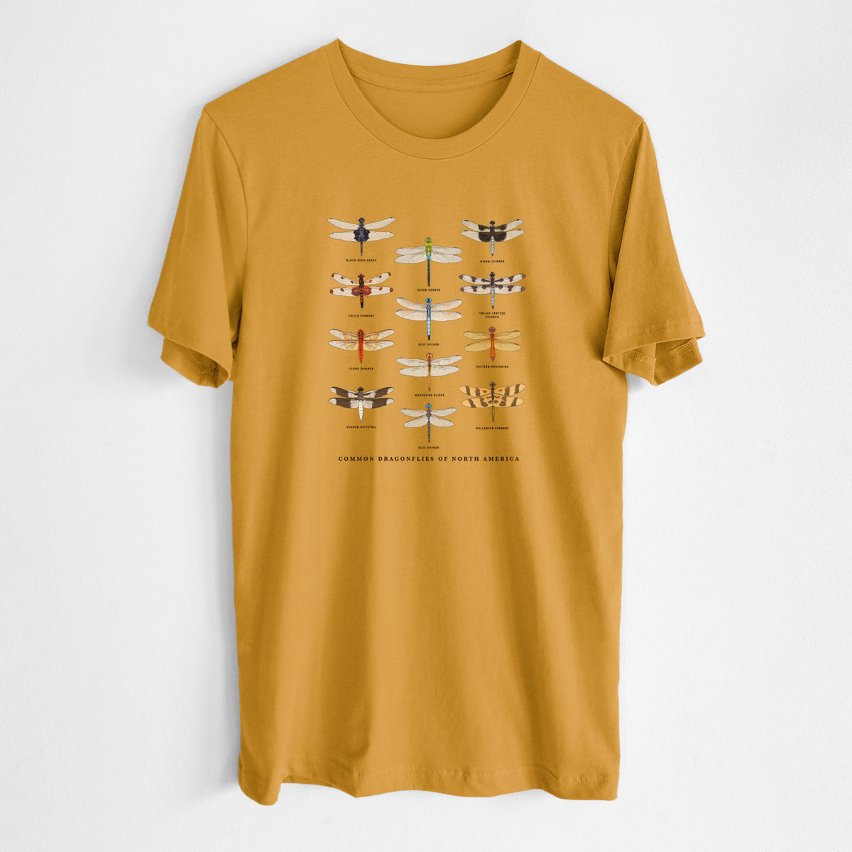 Common Dragonflies of North America - Lightweight 100% Cotton Unisex Crewneck