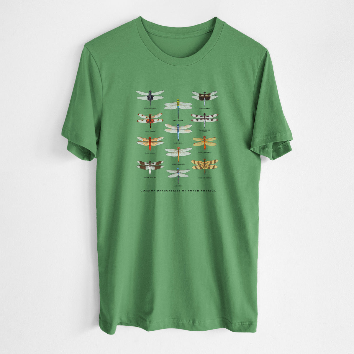 Common Dragonflies of North America - Lightweight 100% Cotton Unisex Crewneck