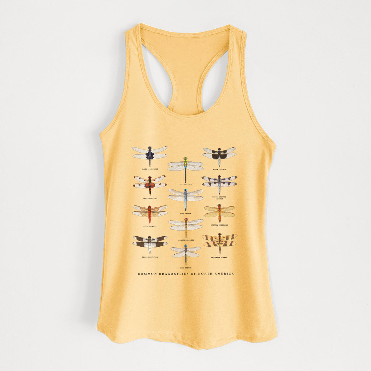 Common Dragonflies of North America - Women's Racerback Tanktop