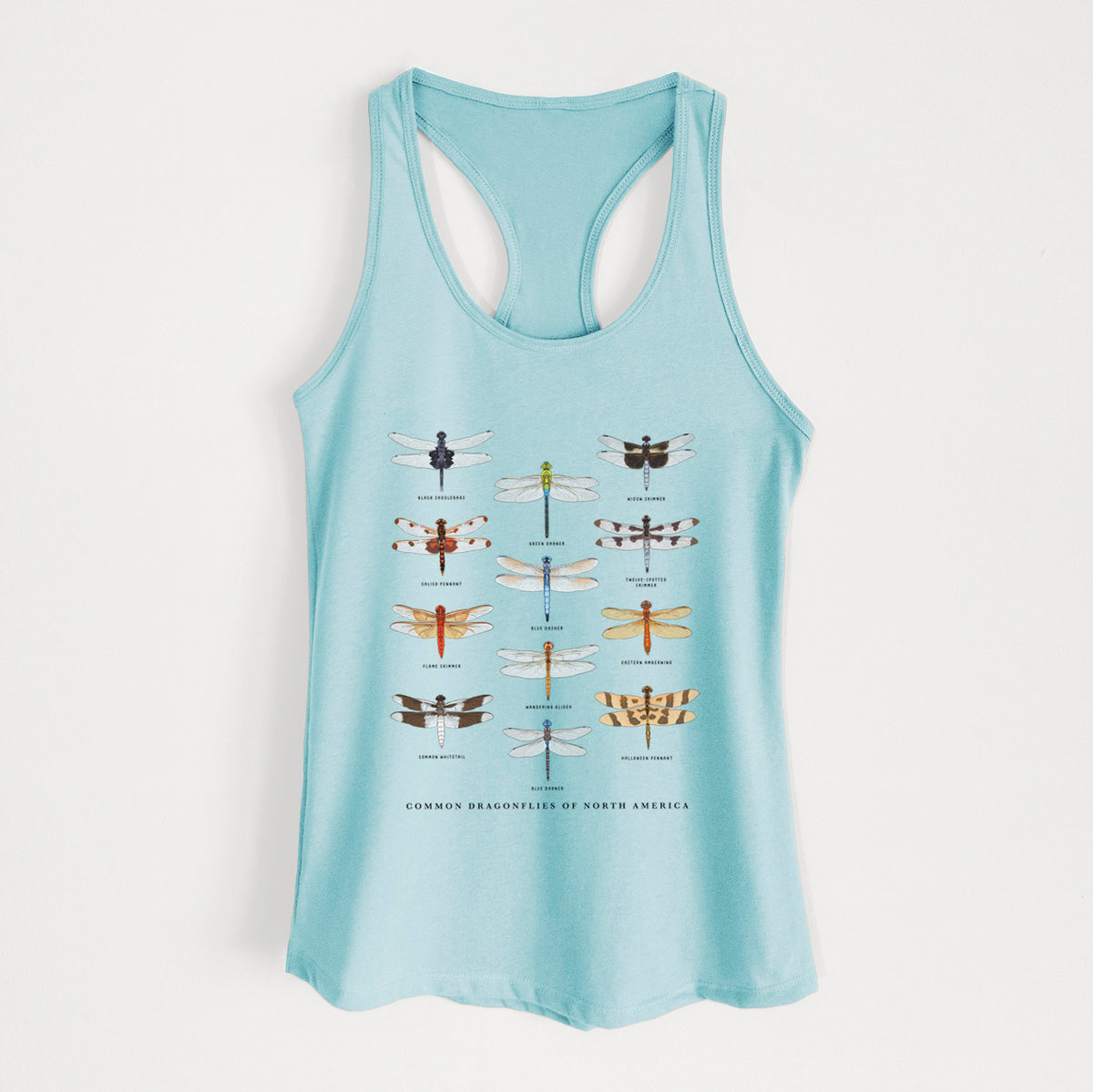 Common Dragonflies of North America - Women's Racerback Tanktop