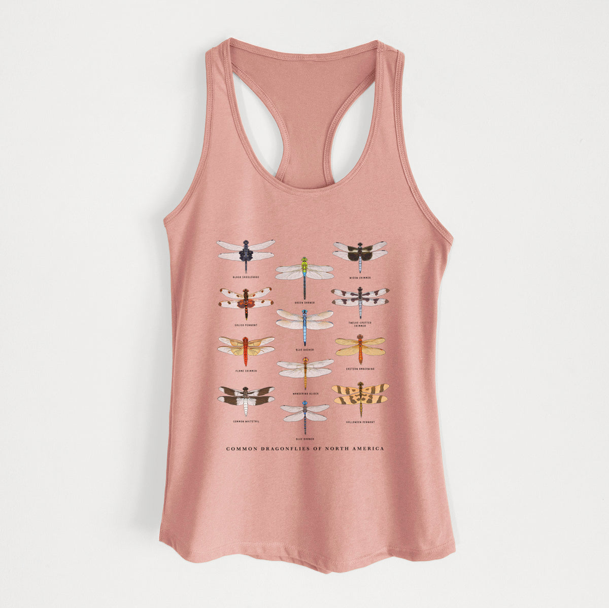 Common Dragonflies of North America - Women's Racerback Tanktop