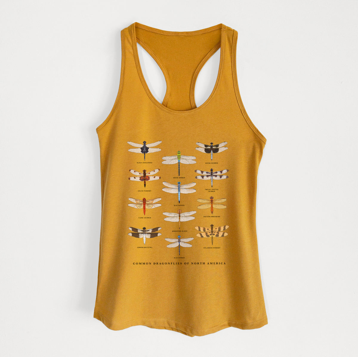 Common Dragonflies of North America - Women's Racerback Tanktop