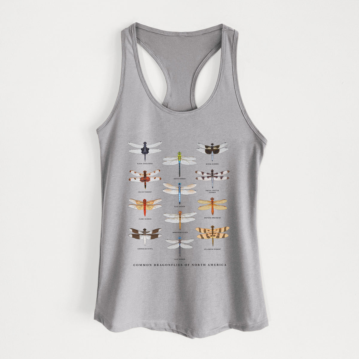 Common Dragonflies of North America - Women's Racerback Tanktop