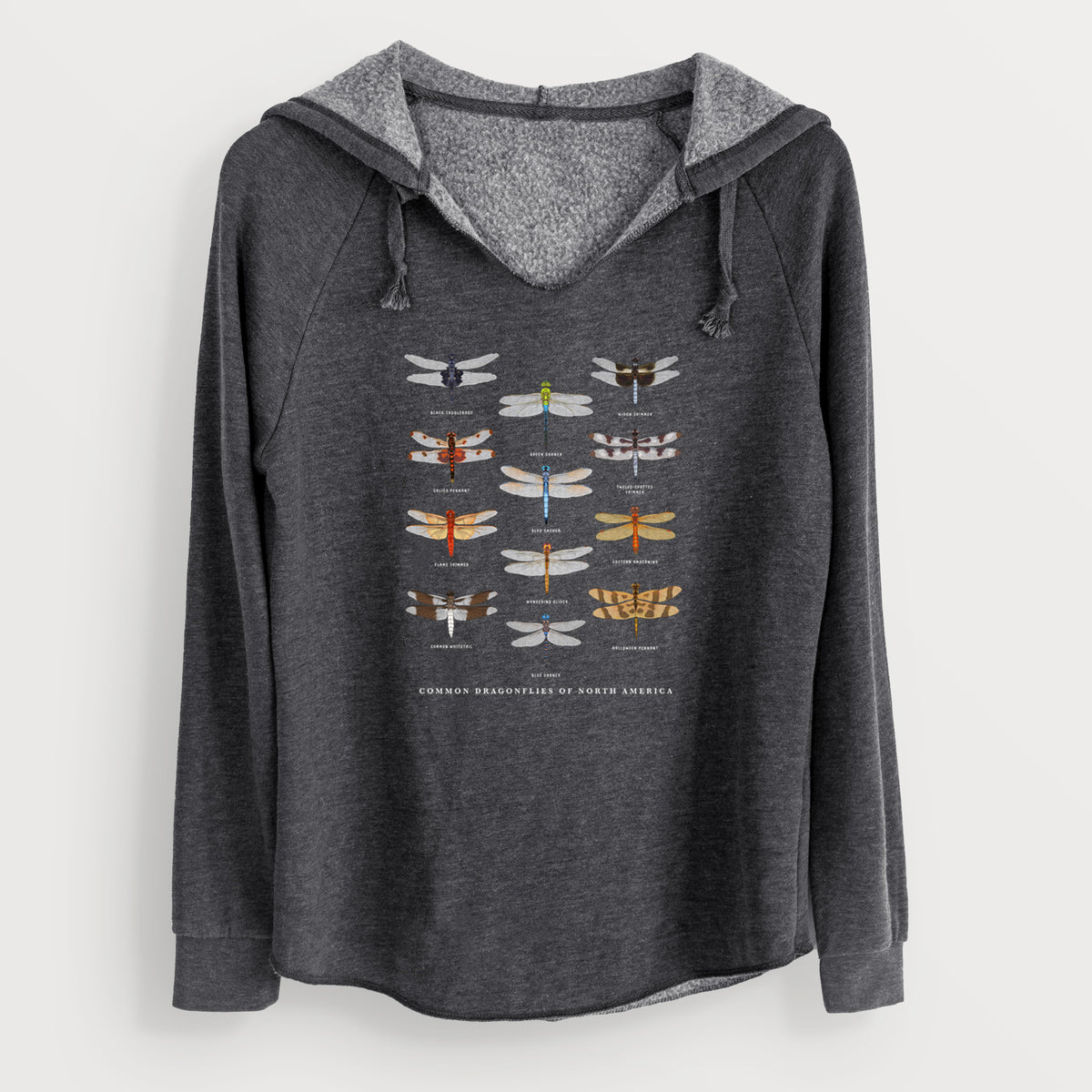Common Dragonflies of North America - Cali Wave Hooded Sweatshirt