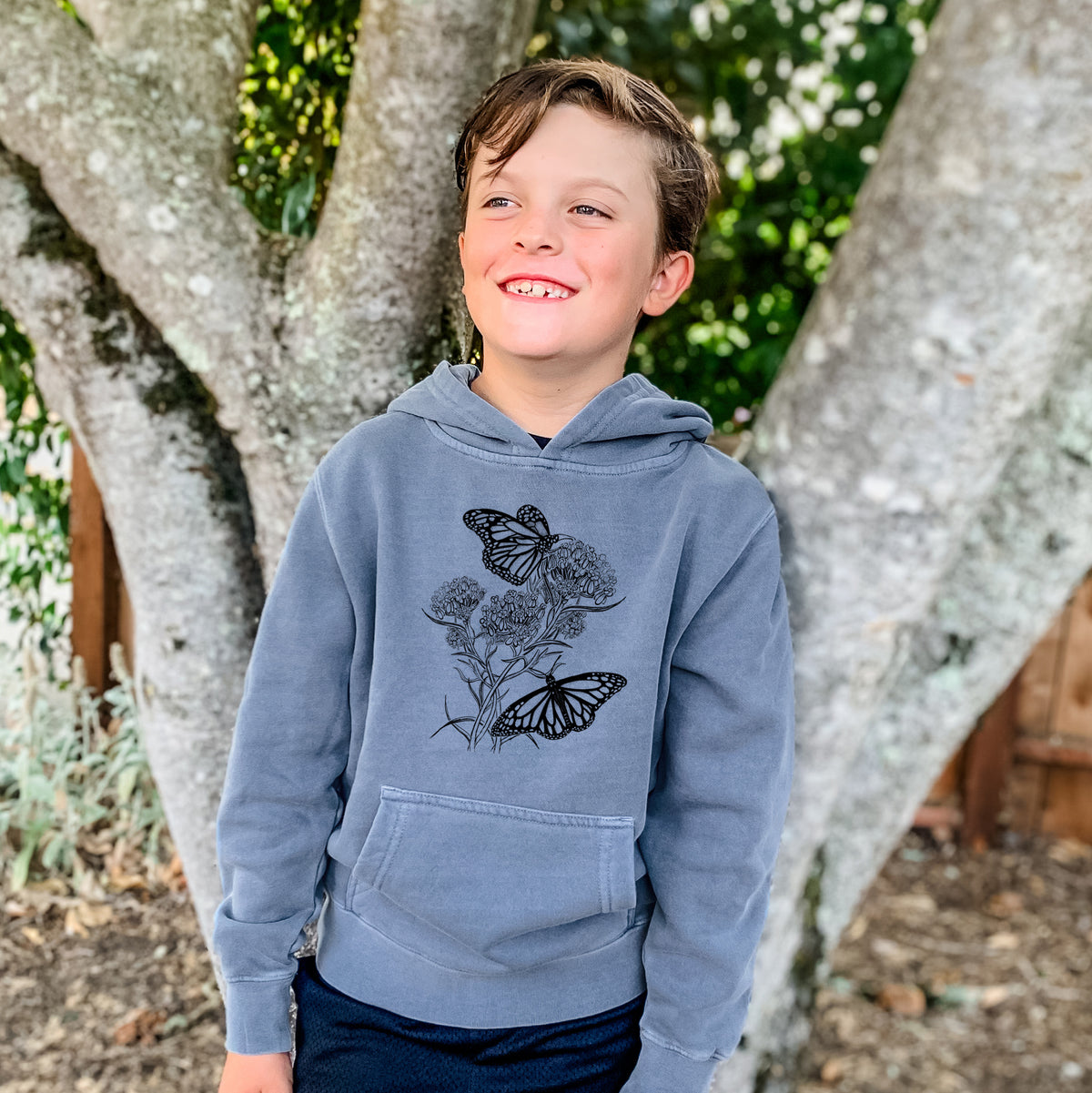 Sea Green Because Tees Youth Hoodie