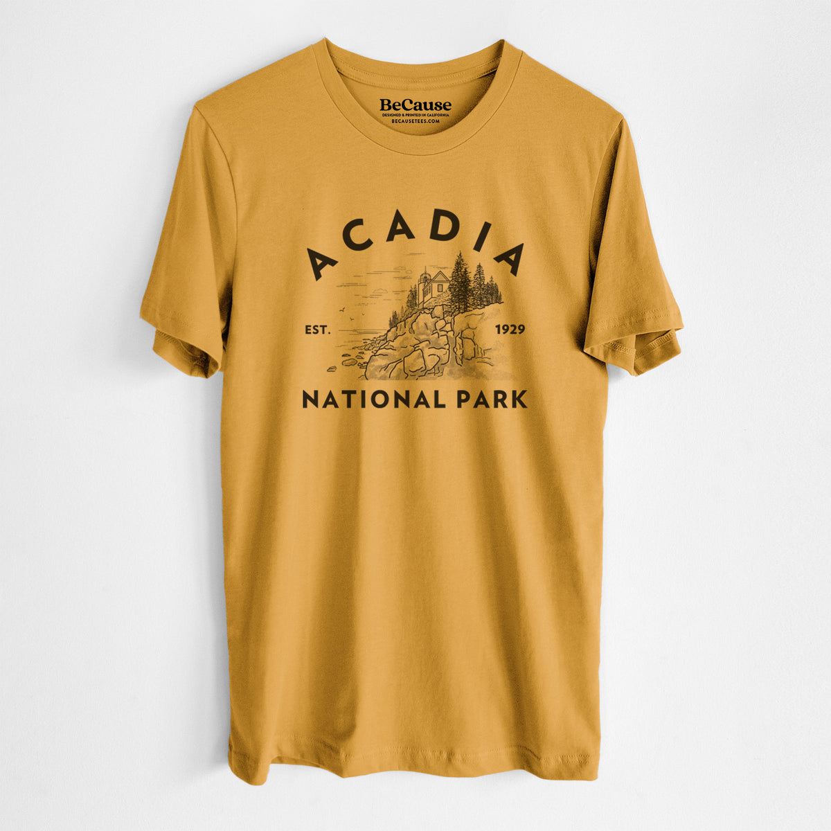 Acadia National Park - Lightweight 100% Cotton Unisex Crewneck