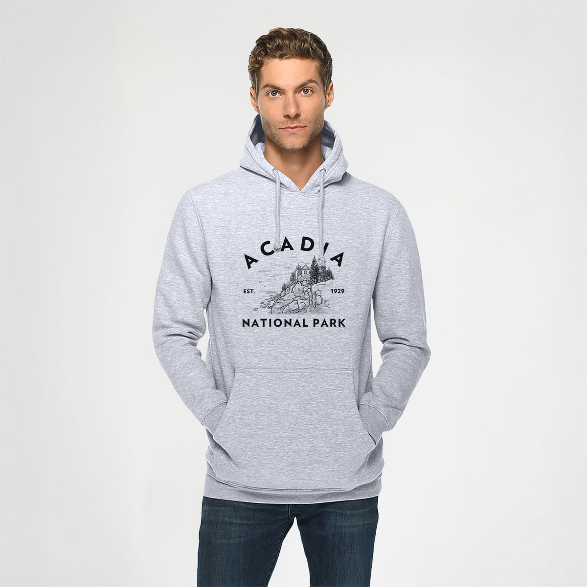 Acadia National Park - Heavyweight Fleece Hoodie