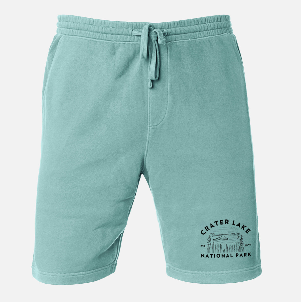 Crater Lake National Park - Unisex Pigment Dyed Shorts