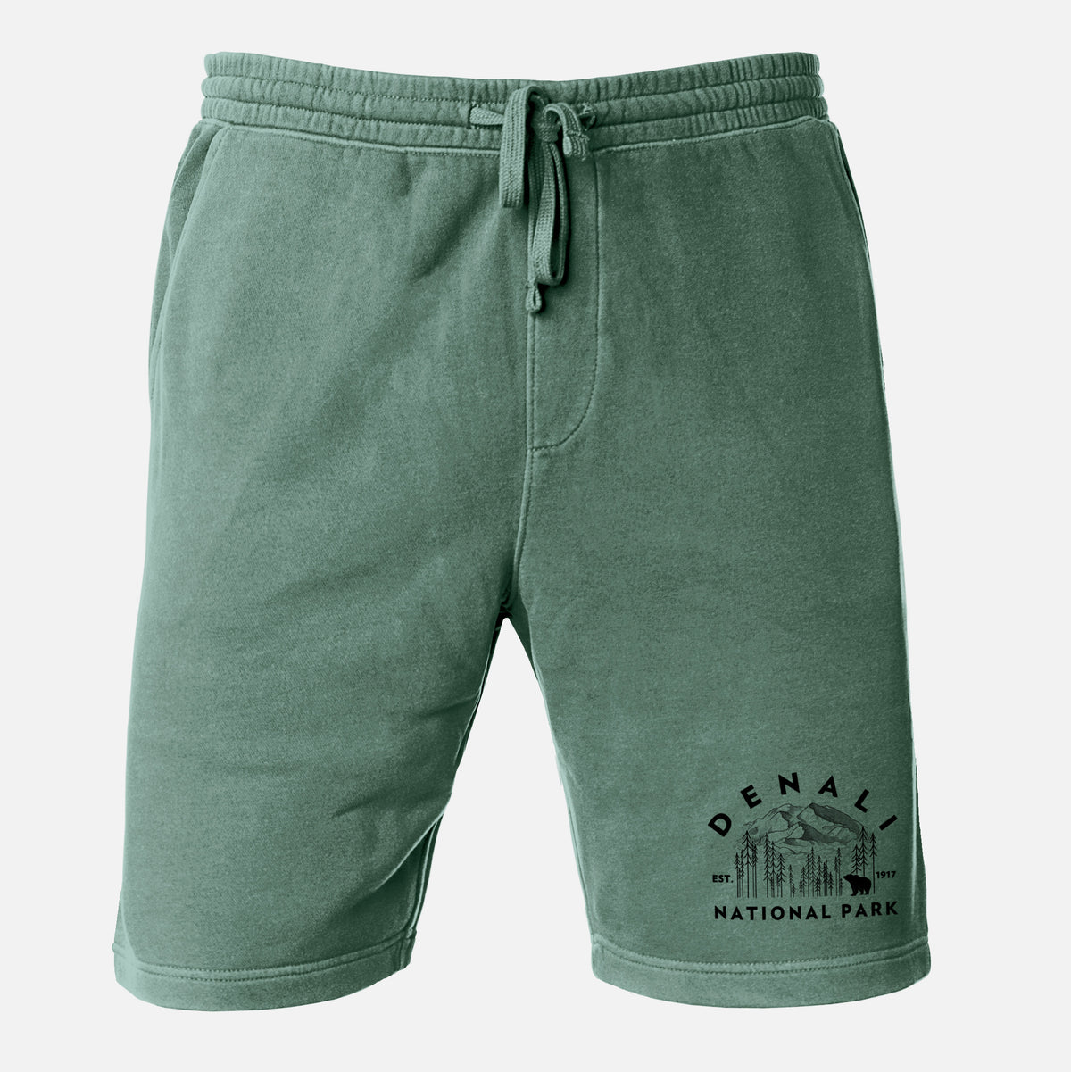 Denali National Park - Unisex Pigment Dyed Shorts