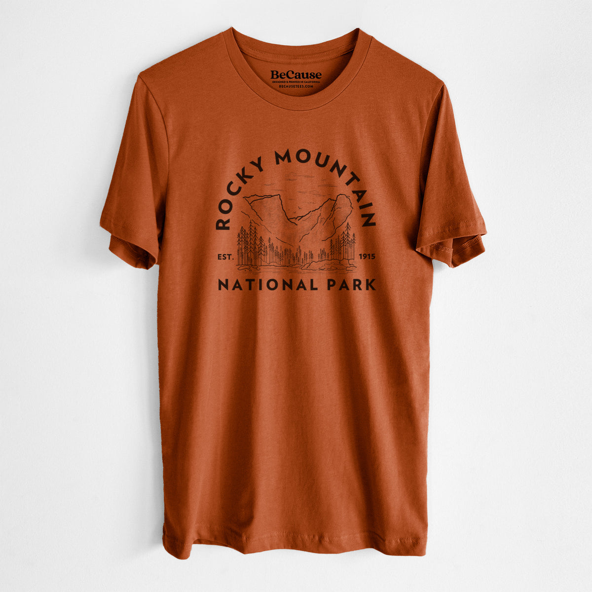 Rocky Mountain National Park - Lightweight 100% Cotton Unisex Crewneck