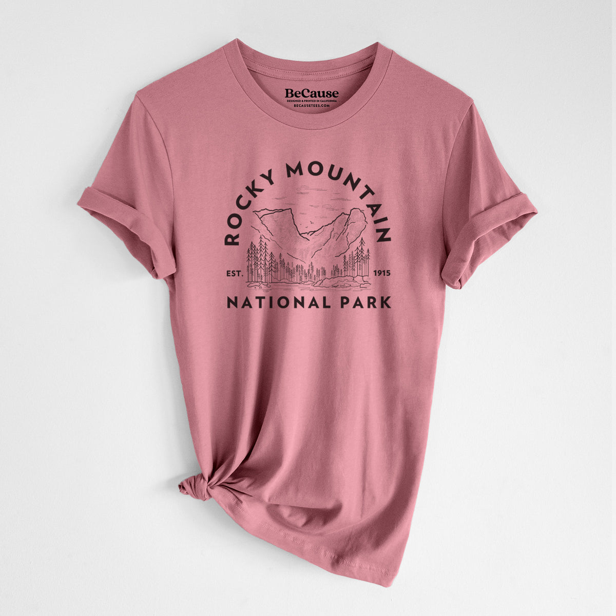 Rocky Mountain National Park - Lightweight 100% Cotton Unisex Crewneck