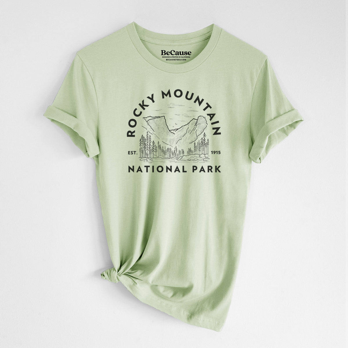 Rocky Mountain National Park - Lightweight 100% Cotton Unisex Crewneck