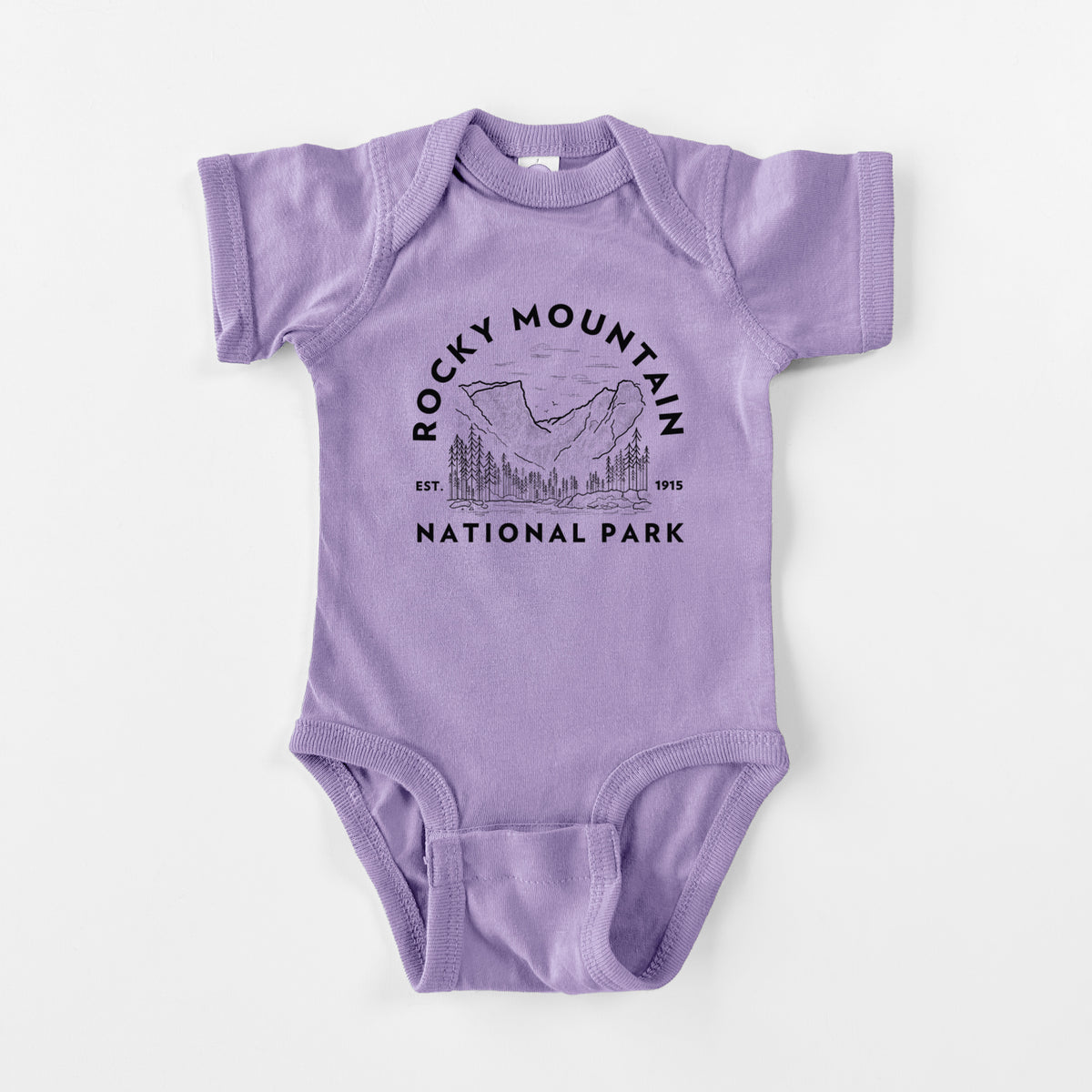Rocky Mountain National Park - Baby Fine Jersey Bodysuit