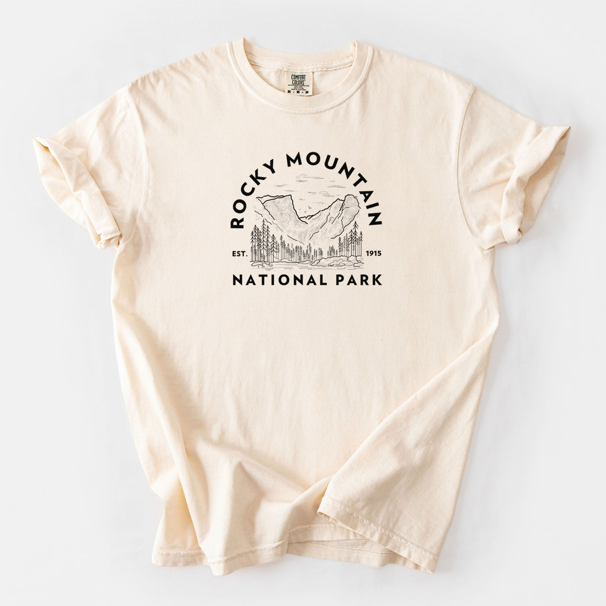 Rocky Mountain National Park - Unisex Comfort Colors Garment-Dyed Heavyweight T-shirt