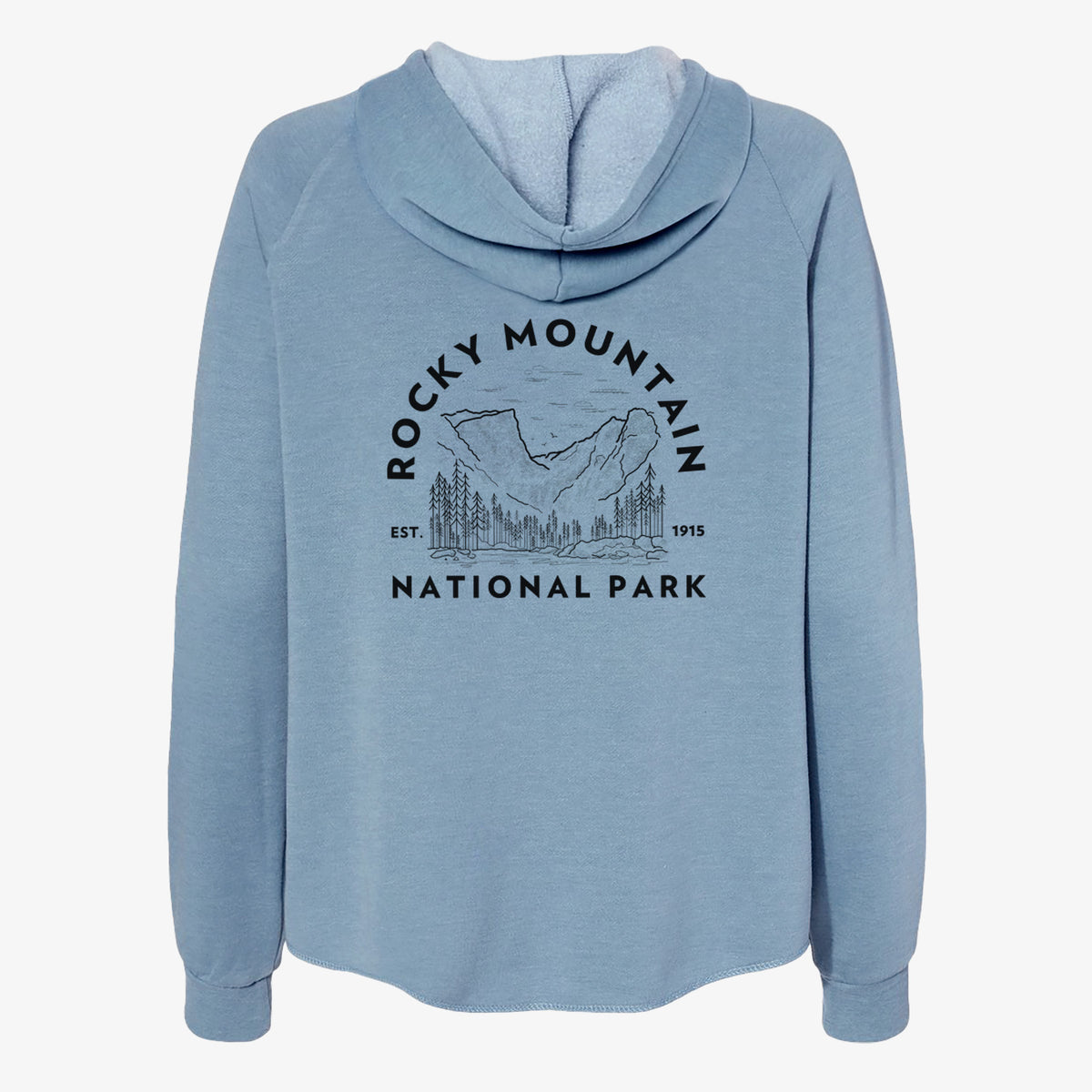 Rocky Mountain National Park - Women&#39;s Cali Wave Zip-Up Sweatshirt