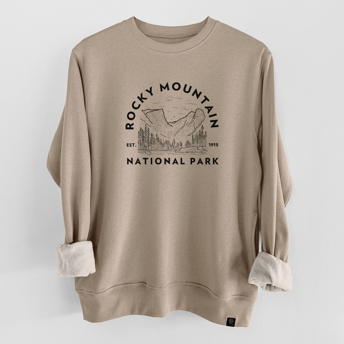 Rocky Mountain National Park  - Unisex Reclaimed Crewneck Sweatshirt