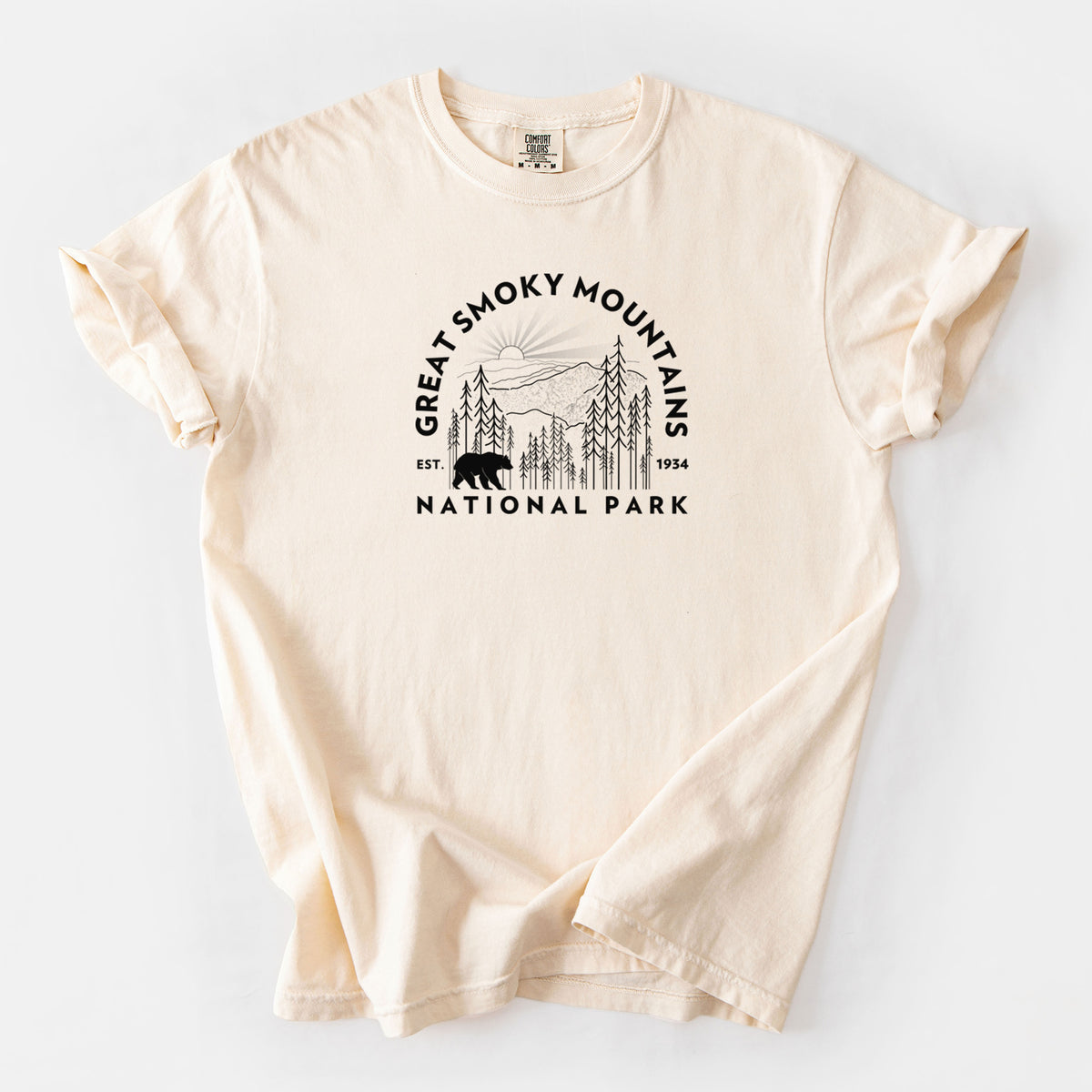 Great Smoky Mountains National Park - Unisex Comfort Colors Garment-Dyed Heavyweight T-shirt