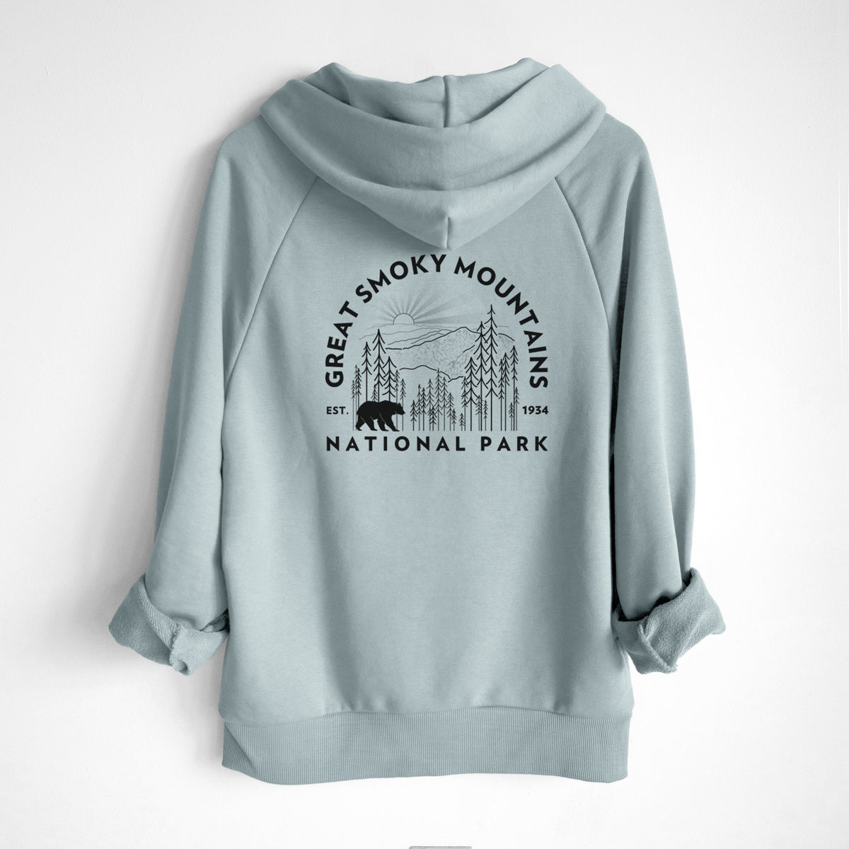 Great Smoky Mountains National Park - UltraLuxe Heavyweight French Terry Hoodie